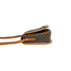 Celine Vintage Macadam Blason Pattern Leather Shoulder Bag Pochette Crossbody — view 5