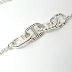 Hermes Chaine D'ancre Alea Long Necklace Silver — view 5
