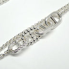 Hermes Chaine D'ancre Alea Long Necklace Silver — view 3