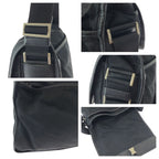 Prada Tessuto Black Silver Nylon Shoulder Bag — view 5