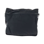 Prada Tessuto Black Silver Nylon Shoulder Bag — view 2