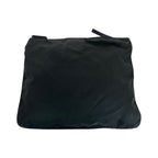 Prada Tessuto Black Silver Nylon Shoulder Bag Pochette — view 2