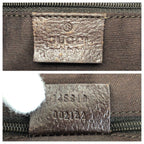 Gucci Sherry Line Beige Brown Silver GG Canvas Tote Shoulder Bag — view 3