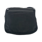 Prada Tessuto Black Silver Nylon Shoulder Bag Pochette — view 2
