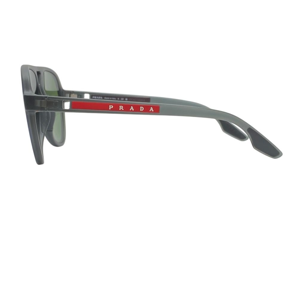 Prada Sports Sunglasses Eyewear Pilot Mirror Lens PS Acetate Matte Black — view 3