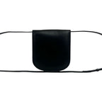 Celine Vintage Circle Calf Leather Mini Shoulder Bag Pochette Black — view 3