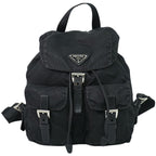 Prada Vela Backpack Nylon Black