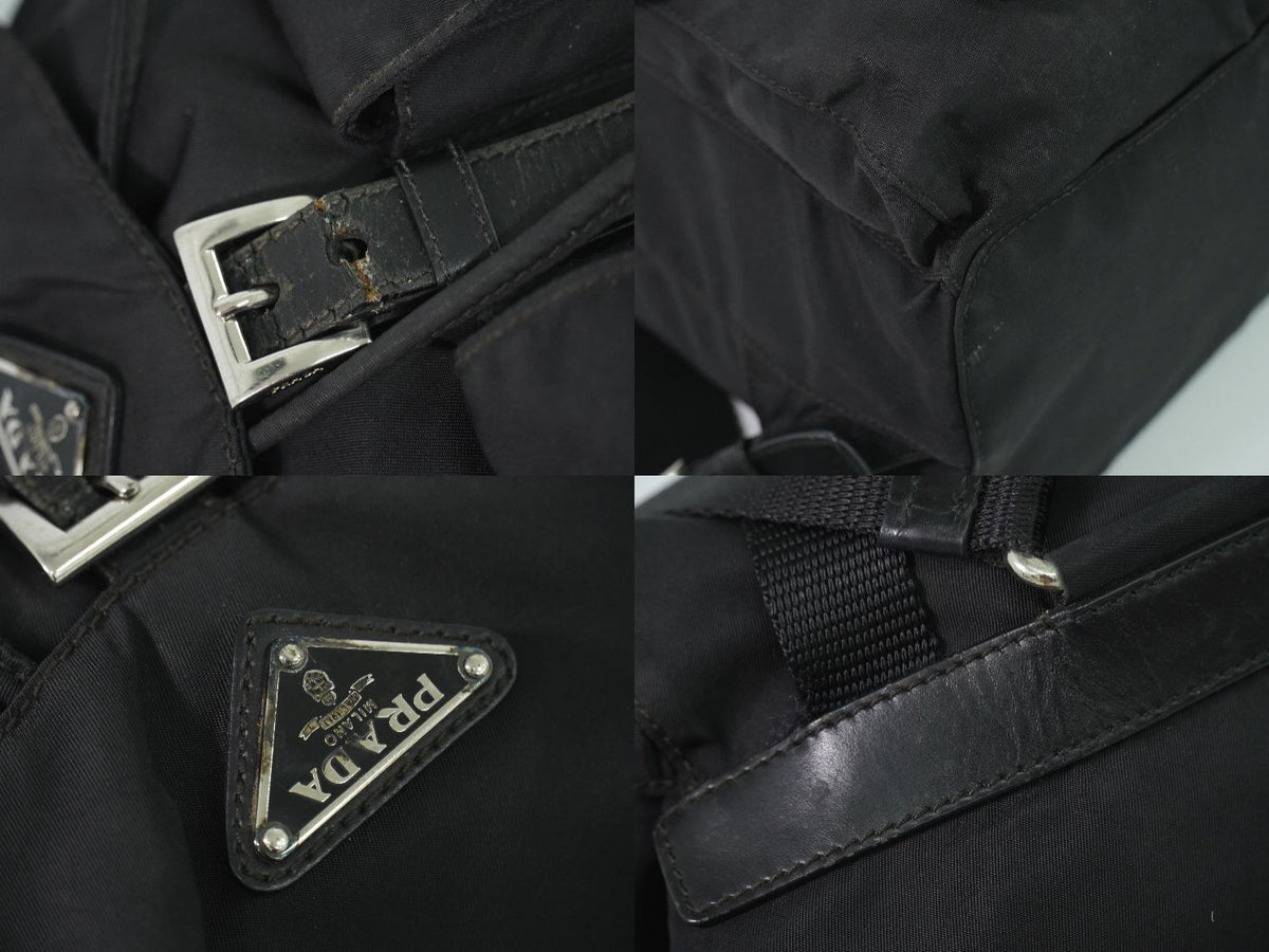 Prada Vela Backpack Nylon Black — view 7