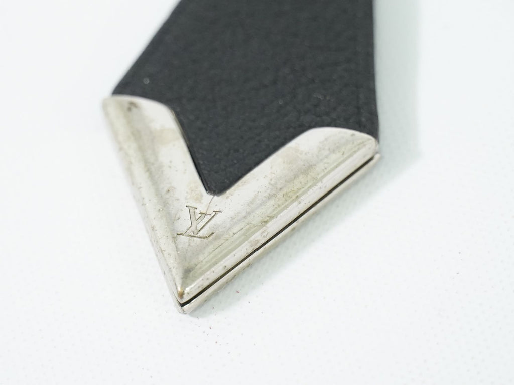 Louis Vuitton LV Portefeuille Comet Leather L-shaped Zipper Wallet Noir Black — view 7