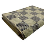 Louis Vuitton Damier Azur Envelope Business Card Holder Leather White Case — view 2