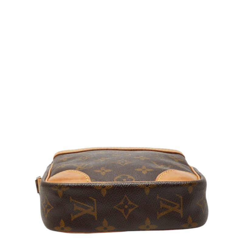 Louis Vuitton Monogram Danube Crossbody Shoulder Bag Brown Leather — view 3