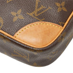 Louis Vuitton Monogram Danube Crossbody Shoulder Bag Brown Leather — view 5