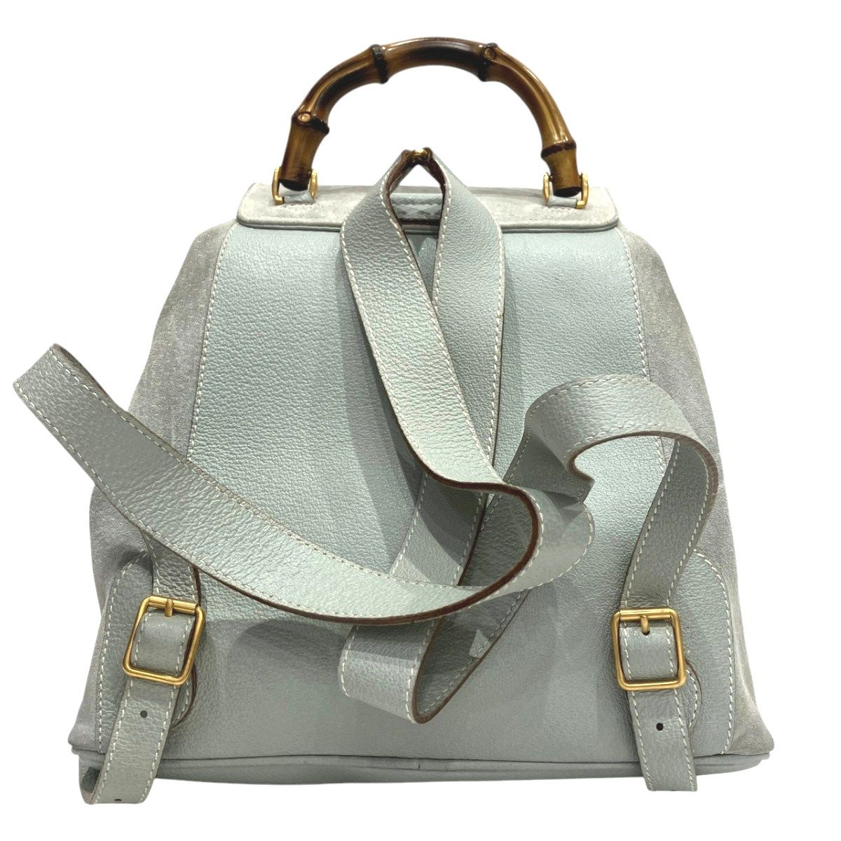 Gucci Bamboo Backpack Suede Leather — view 2