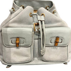 Gucci Bamboo Backpack Suede Leather — view 6
