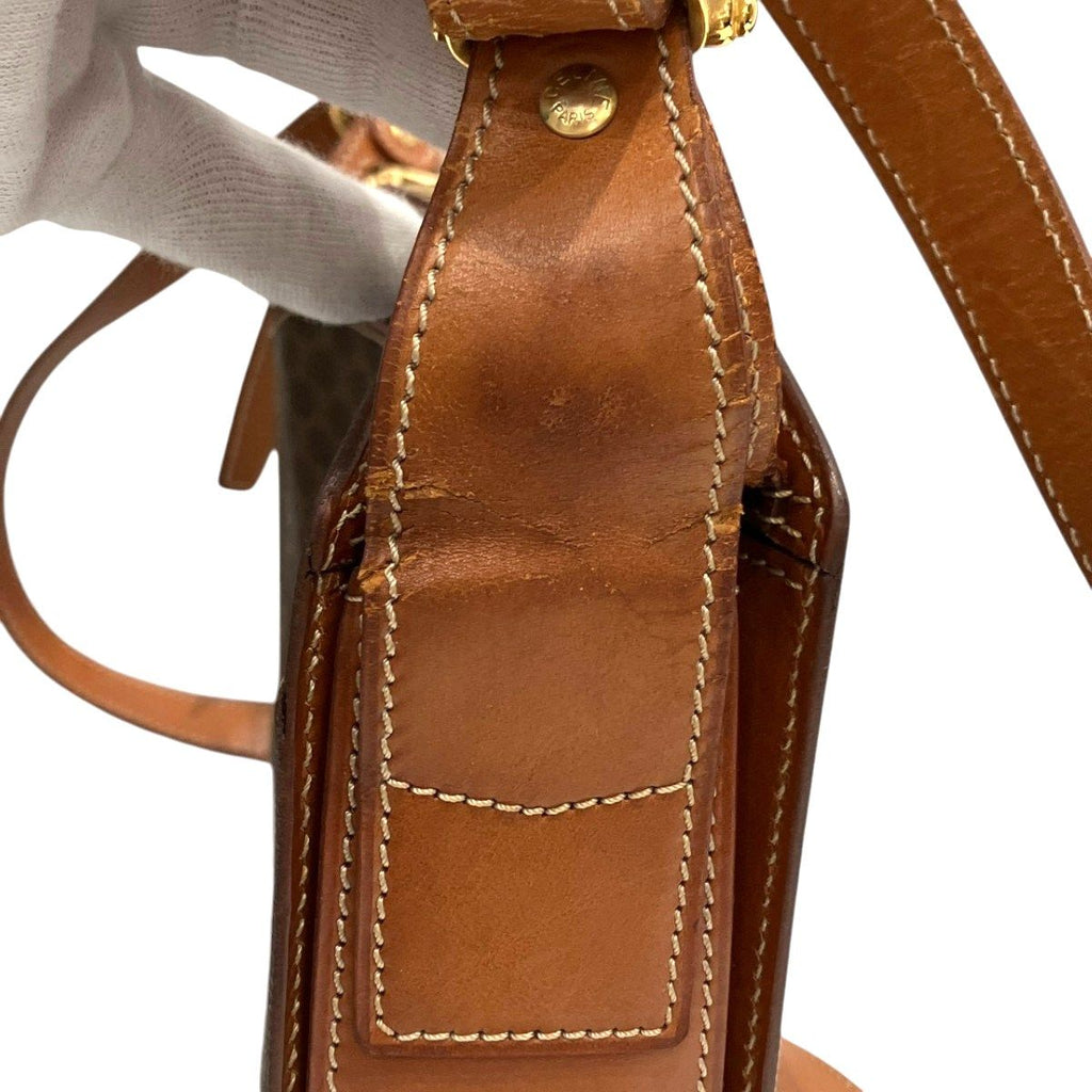 Celine Macadam Shoulder Bag Leather — view 8