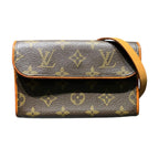 Louis Vuitton Pochette Florentine Monogram Waist Bag Canvas