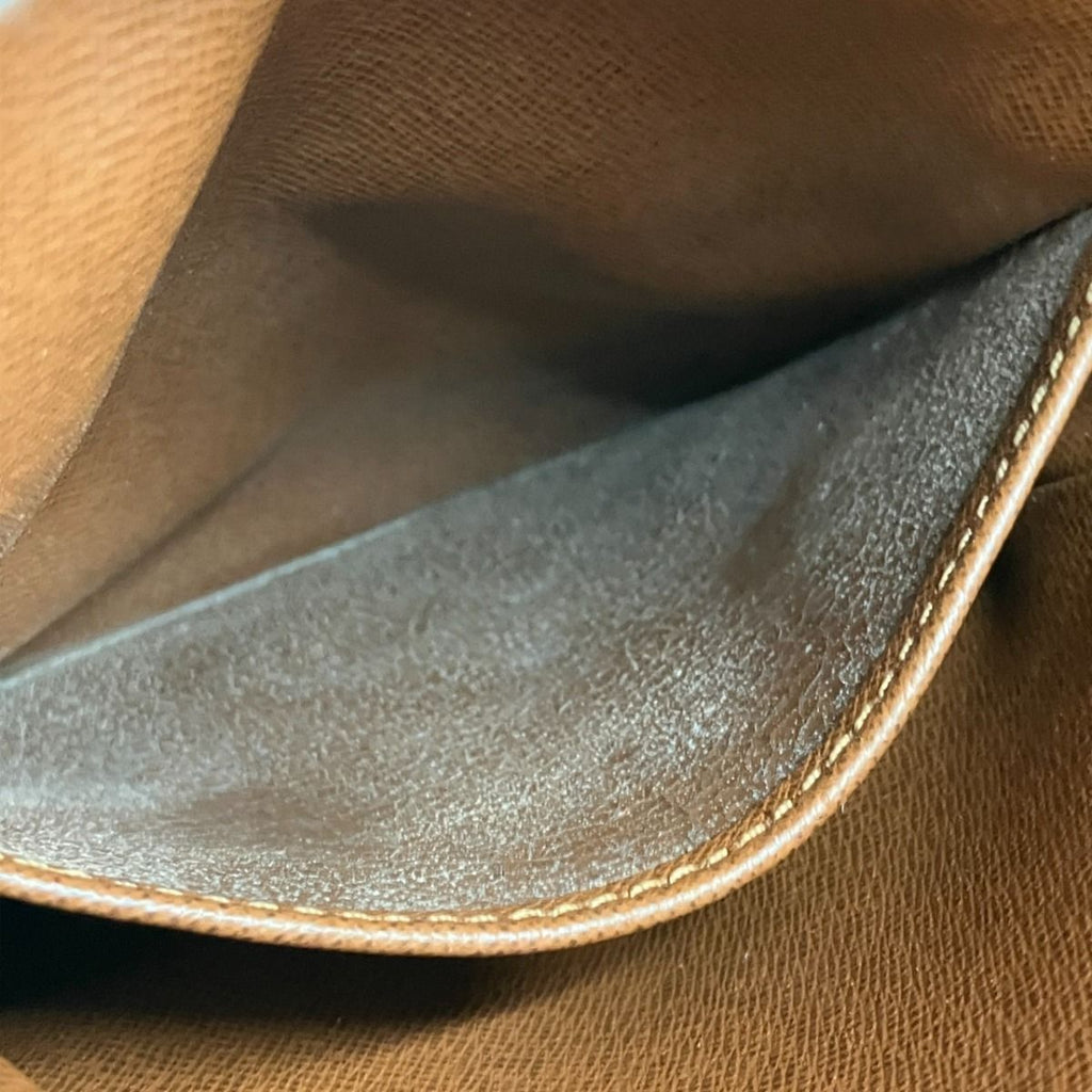 Louis Vuitton Danube Monogram Shoulder Bag Canvas Vachetta Leather — view 7