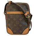 Louis Vuitton Danube Monogram Shoulder Bag Canvas Vachetta Leather