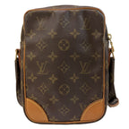 Louis Vuitton Danube Monogram Shoulder Bag Canvas Vachetta Leather — view 2