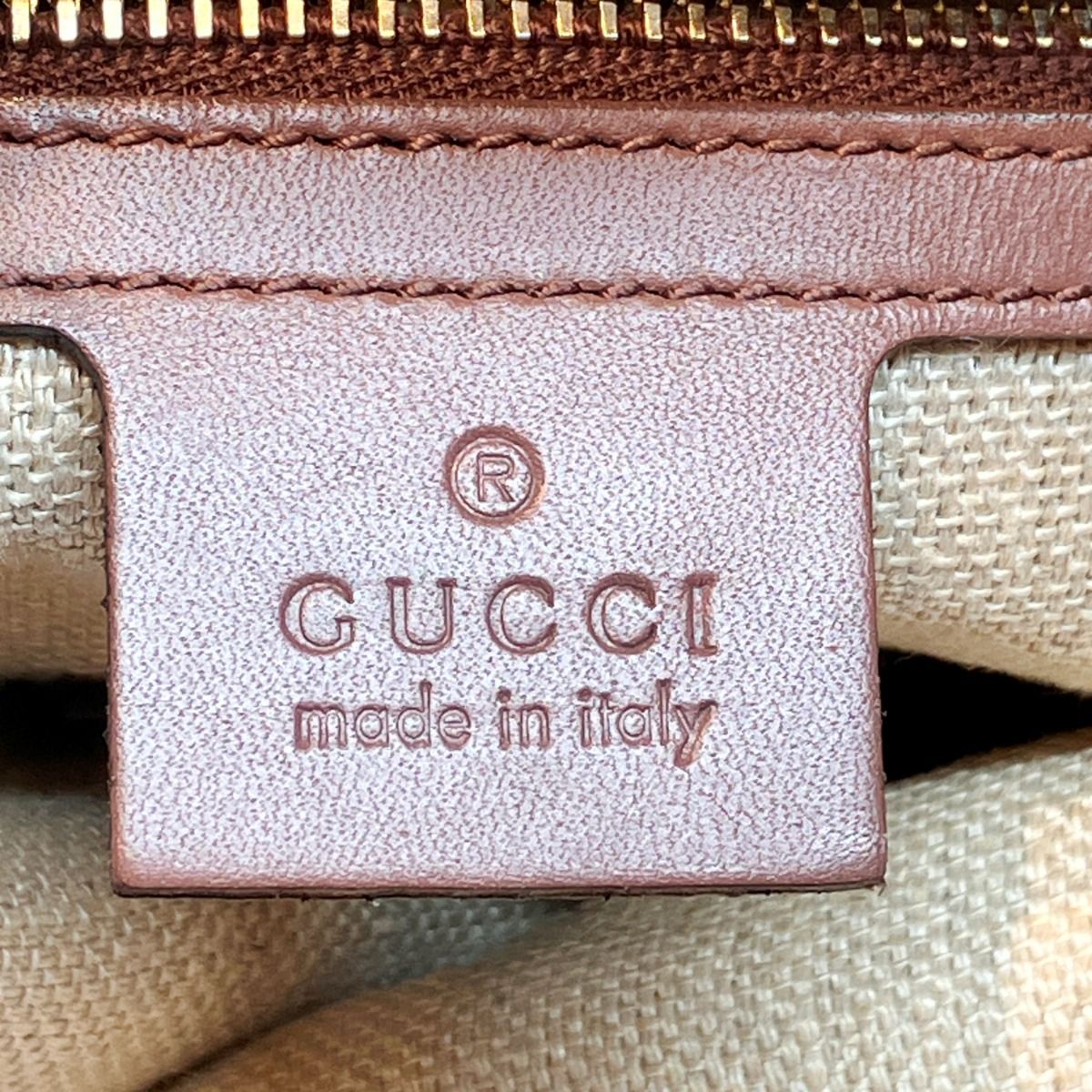 Gucci Craft Tote Bag Canvas Leather — view 4