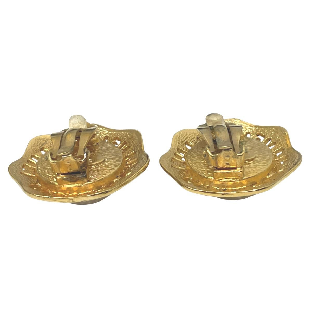 Chanel Earrings Blue — view 3