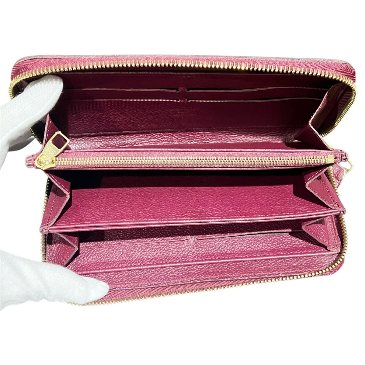 Louis Vuitton Zippy Wallet Monogram Empreinte Leather — view 3