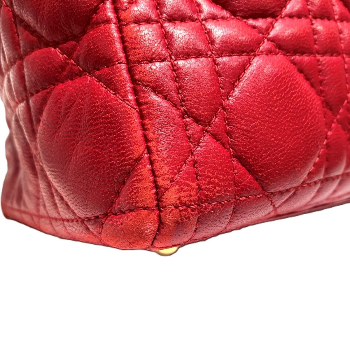 Dior Large Cannage Handbag Lady Leather — view 7
