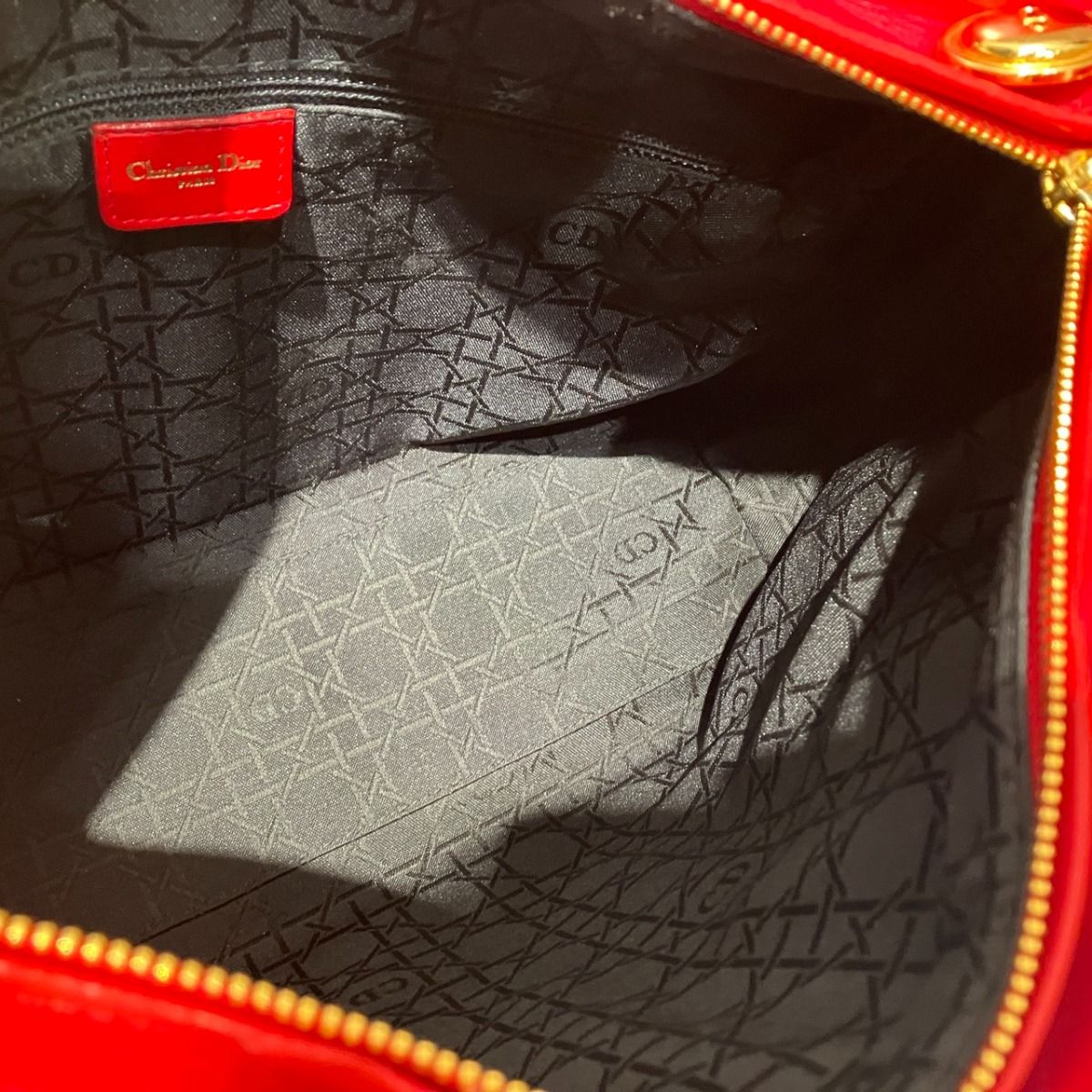 Dior Large Cannage Handbag Lady Leather — view 6