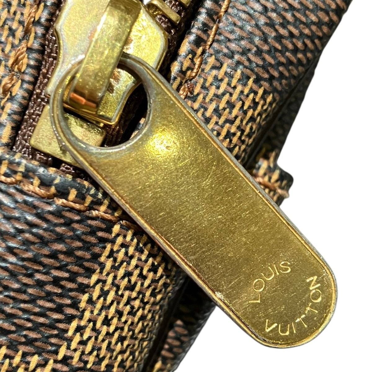 Louis Vuitton Pochette Billet Macao Damier Second Bag Canvas — view 8
