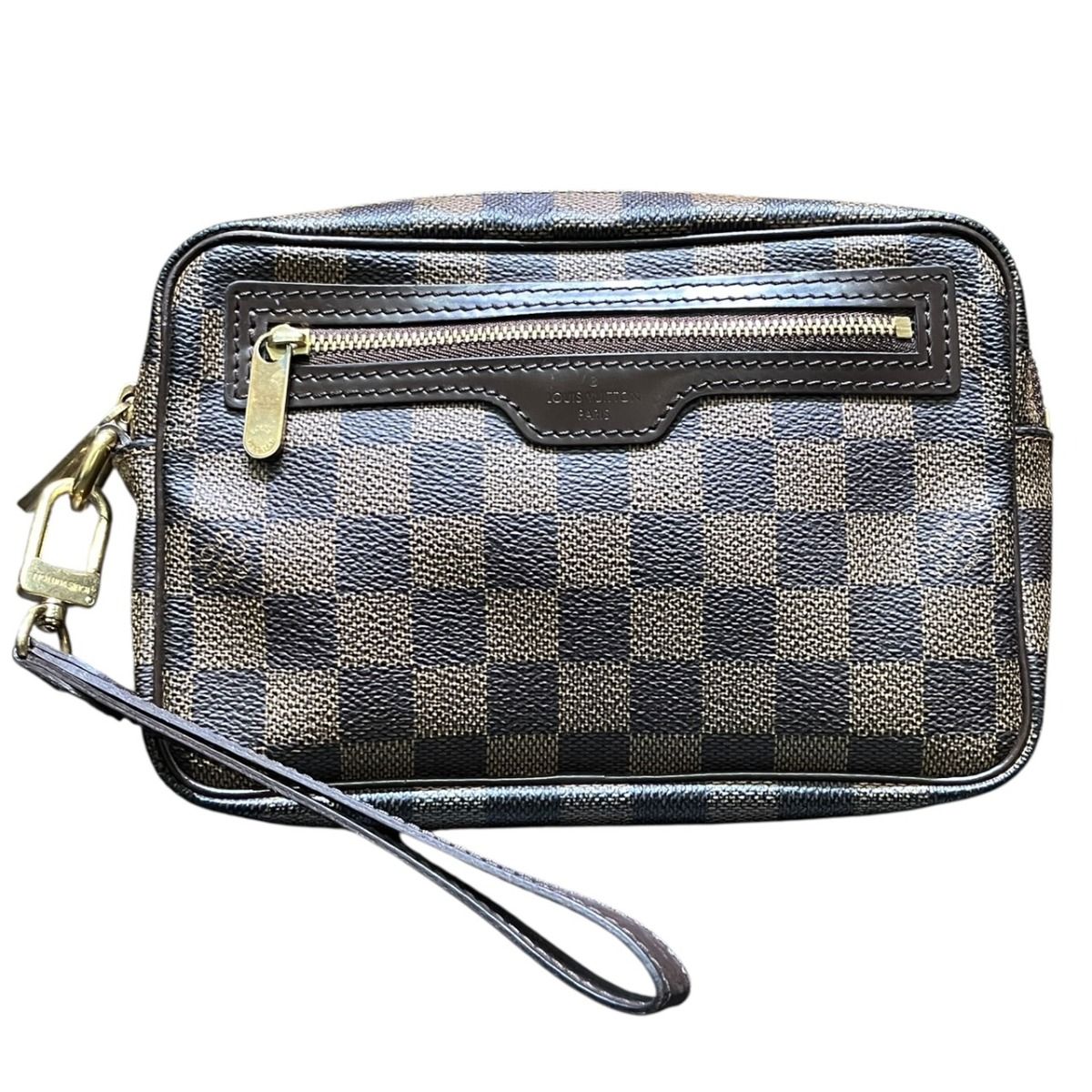 Louis Vuitton Pochette Billet Macao Damier Second Bag Canvas