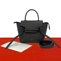 Celine Belt Bag Pico Leather 2-Way Mini Tote Gray