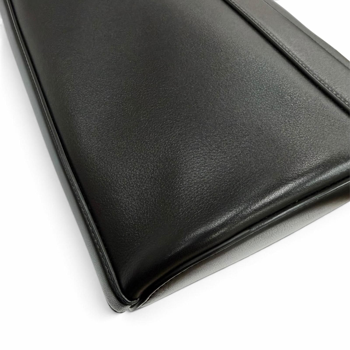Saint Laurent Leather Top Handle 2-Way Shoulder Bag Black — view 8