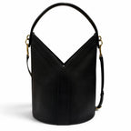 Saint Laurent Leather Top Handle 2-Way Shoulder Bag Black — view 4