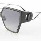 Dior 30 Montaigne BU Smoke Square Sunglasses Eyewear Black 61 16‐130 — view 5