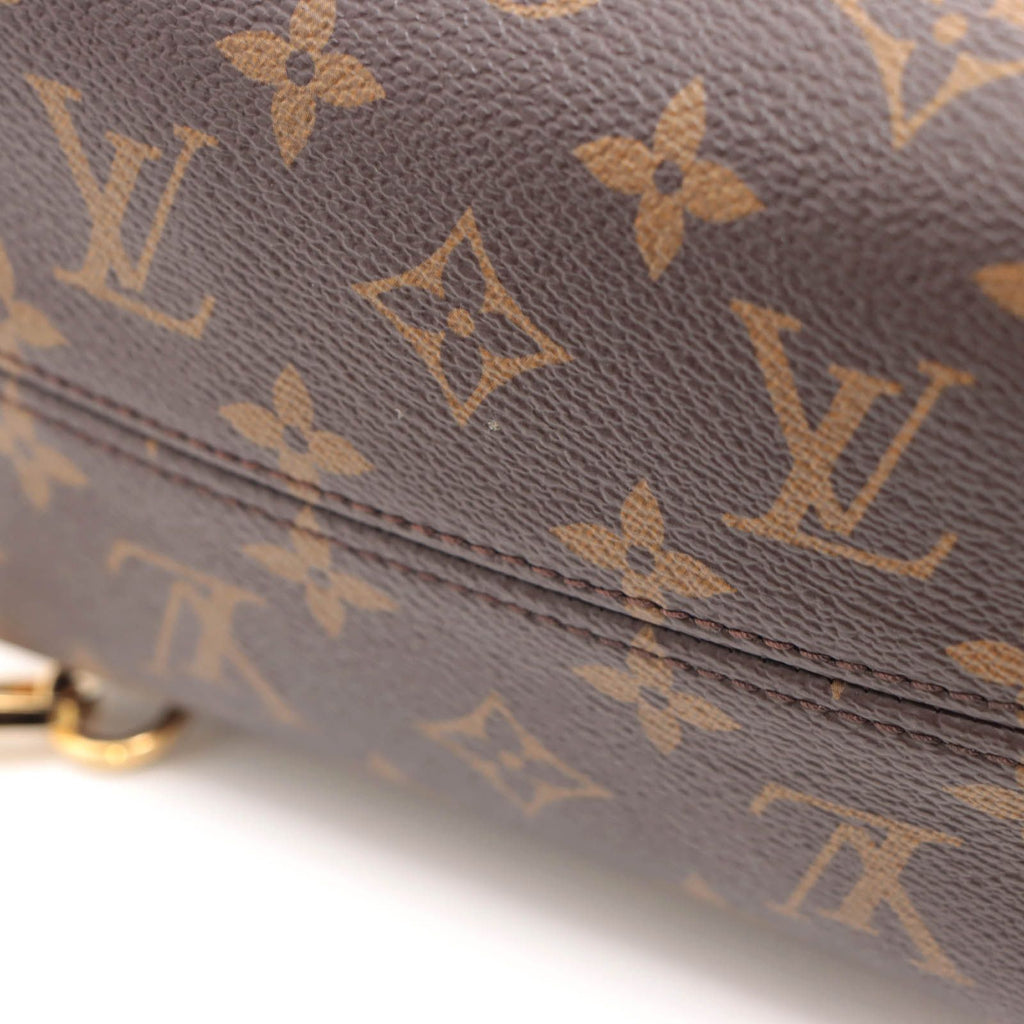Louis Vuitton Montsouris NM BB Monogram Noir Backpack Canvas — view 6
