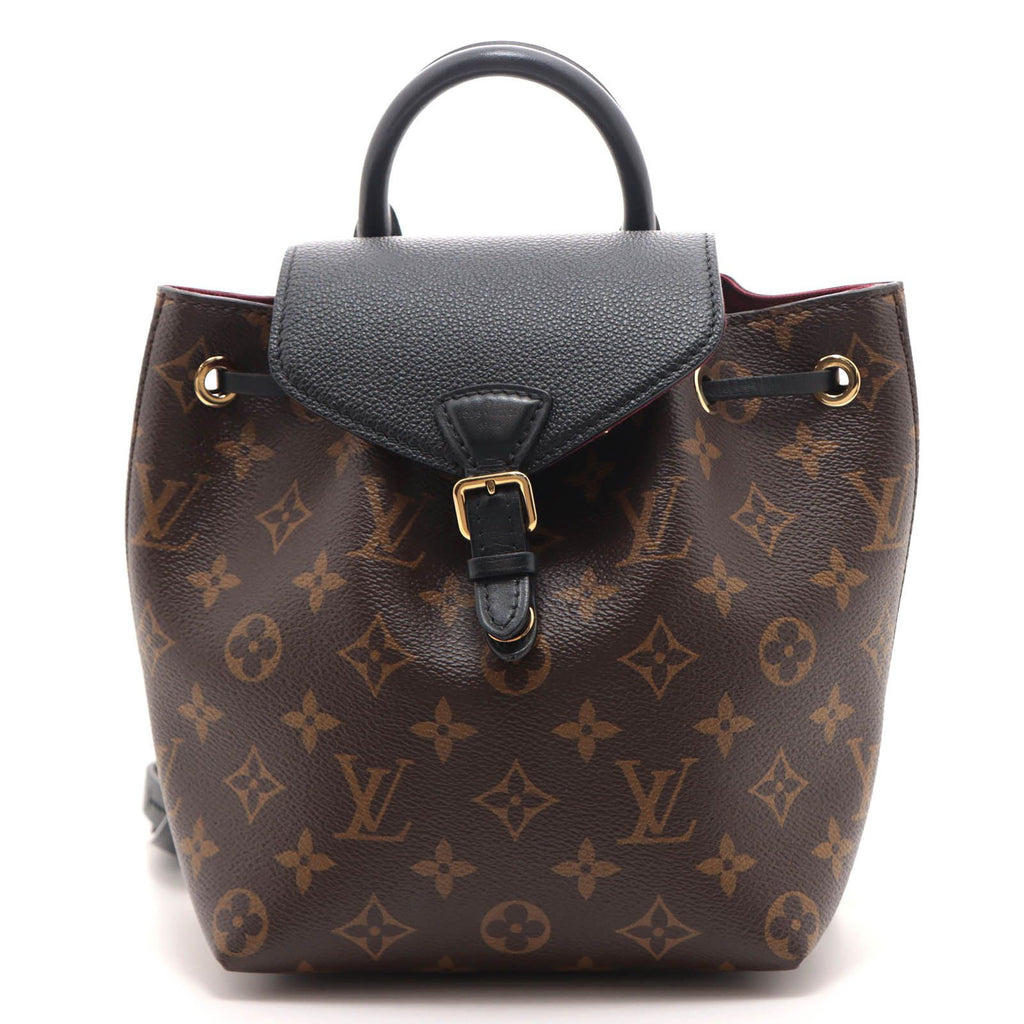 Louis Vuitton Montsouris NM BB Monogram Noir Backpack Canvas