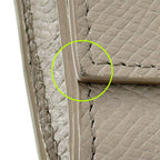 Celine Wallet Leather Greige Flap Style Simple Feminine Mini — view 8