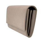 Celine Wallet Leather Greige Flap Style Simple Feminine Mini — view 4