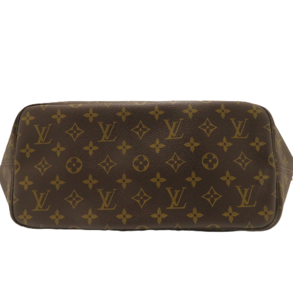 Louis Vuitton Neverfull MM Monogram Tote Bag Canvas Brown — view 6