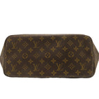 Louis Vuitton Neverfull MM Monogram Tote Bag Canvas Brown — view 6