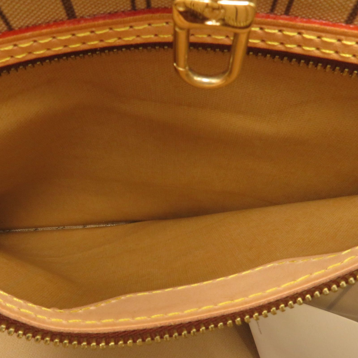 Louis Vuitton Neverfull MM Monogram Tote Bag Canvas Brown — view 8