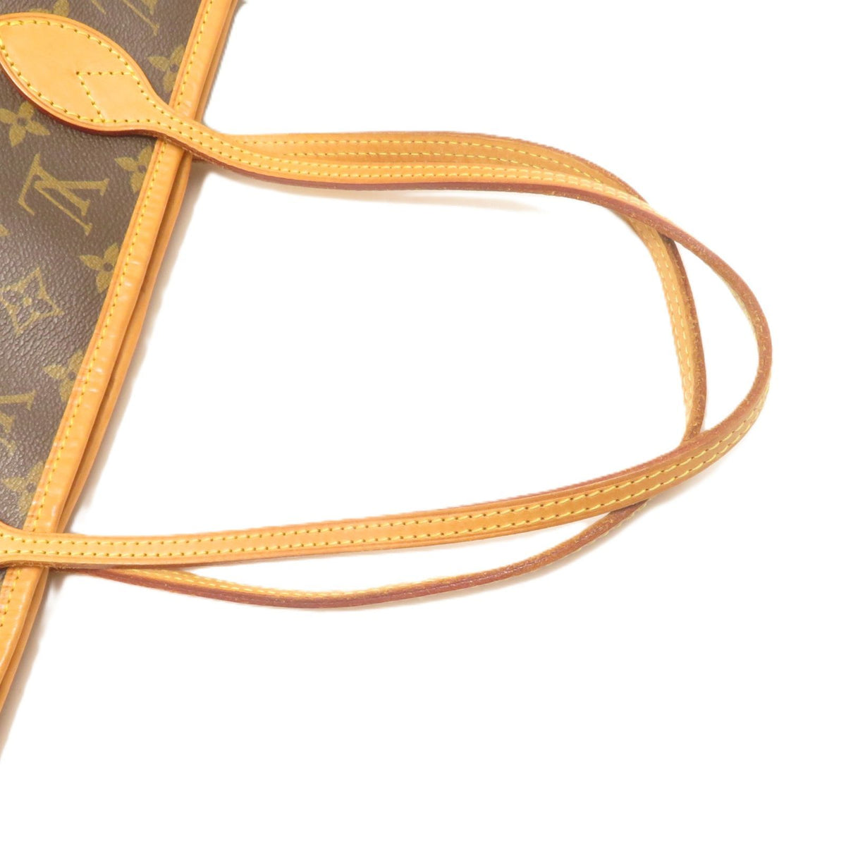 Louis Vuitton Neverfull MM Monogram Tote Bag Canvas Brown — view 4