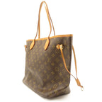 Louis Vuitton Neverfull MM Monogram Tote Bag Canvas Brown — view 2
