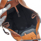Loewe Hammock Small Brown Camel 2-Way Shoulder Bag Silver — view 6
