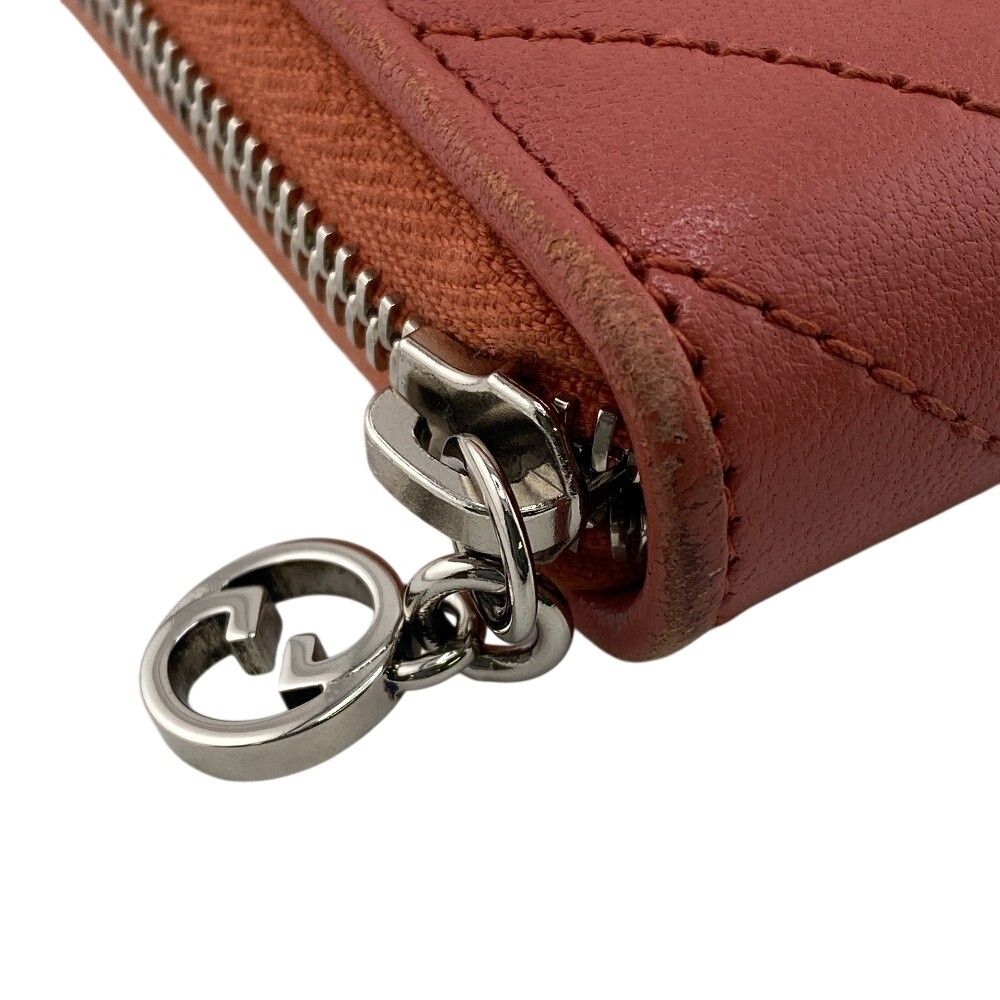 Gucci Blondie Leather Zip Around Wallet Red — view 2
