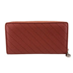Gucci Blondie Leather Zip Around Wallet Red