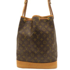 Louis Vuitton Noe Monogram Shoulder Bag Canvas Brown — view 3