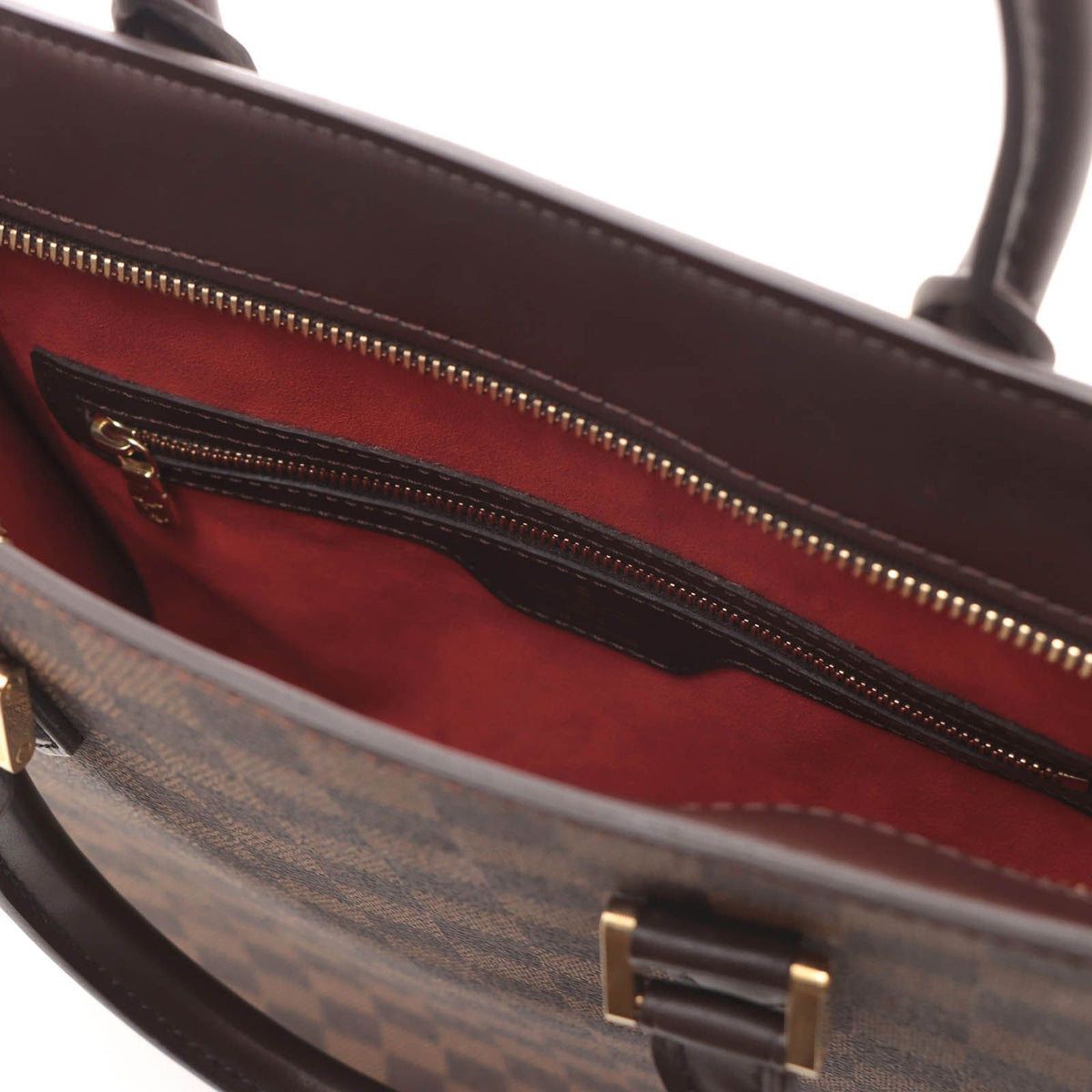 Louis Vuitton Vevarnish PM Damier Tote Bag Canvas Ebene — view 6