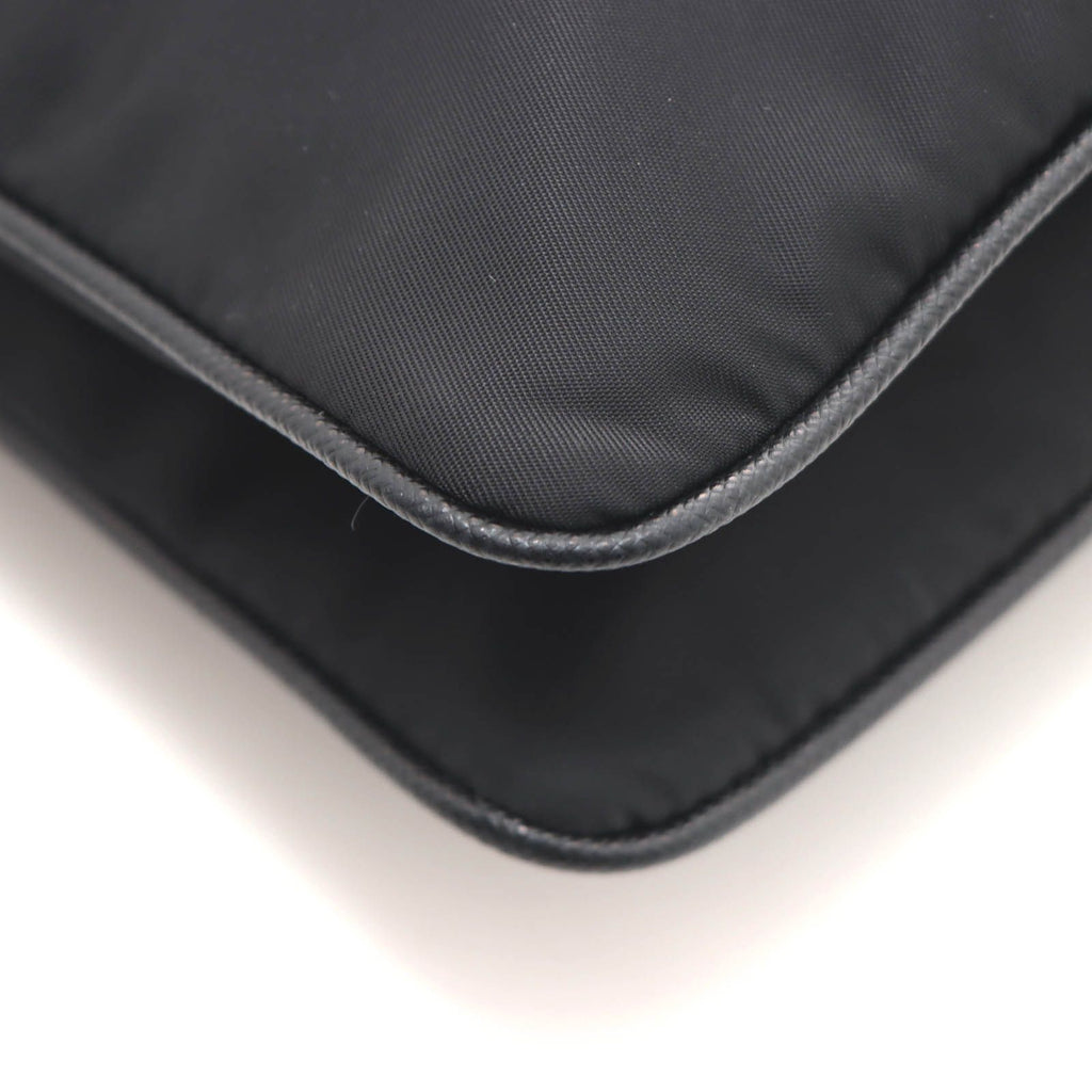 Prada Re Edition 2000 2-Way Bag Nylon Saffiano Shoulder Black — view 6