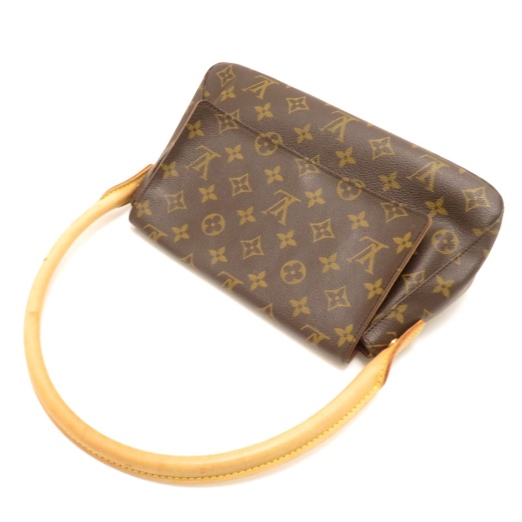 Louis Vuitton Mini Looping Monogram Handbag Canvas Brown — view 3